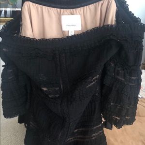 Cinq a Sept black off the shoulder.